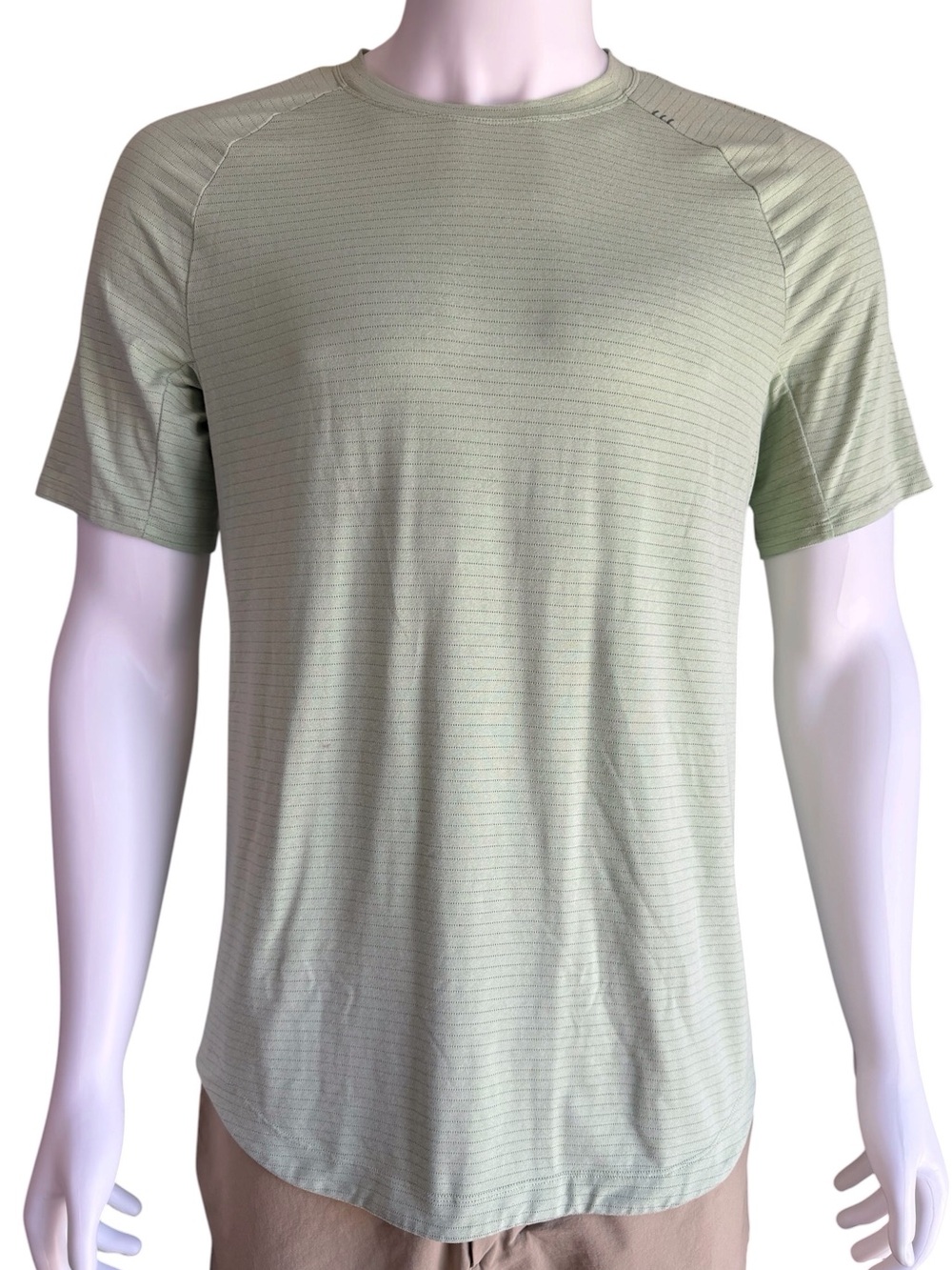 Lululemon Men’s Metal Vent Tech Short Sleeve Shirt Mint Green Large EUC